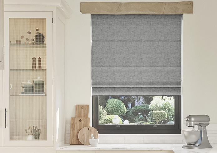 Melrose (Blackout), Cobblestone - Roman Blind - Image 3